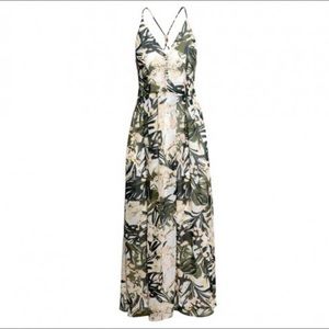 H&M Botanical print Maxi dress